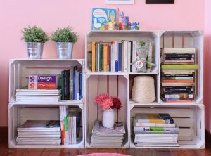 Creare mobili con le cassette per la frutta